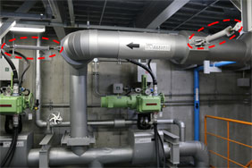 タービン動補助給水ポンプの配管補強工事