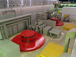 京極発電所内部